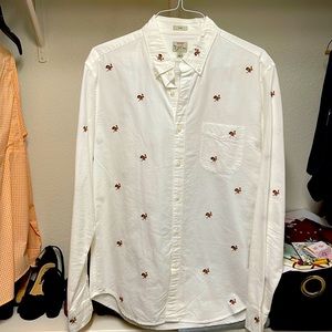 J Crew Embroidered Shirt